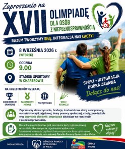 Plakat Olimpiada osób niepelnosprawnych
